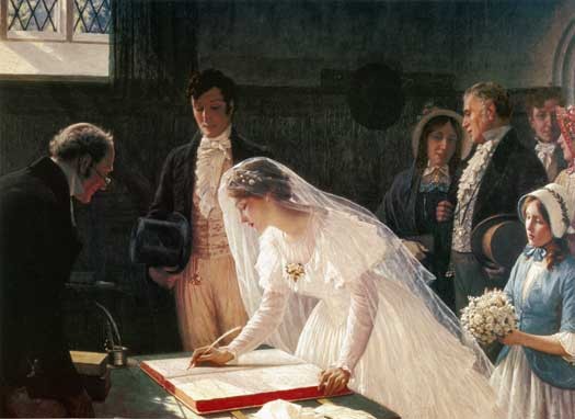 peinture mariage